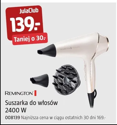 Suszarka do włosów Remington 2400W 008139 promocja w Jula