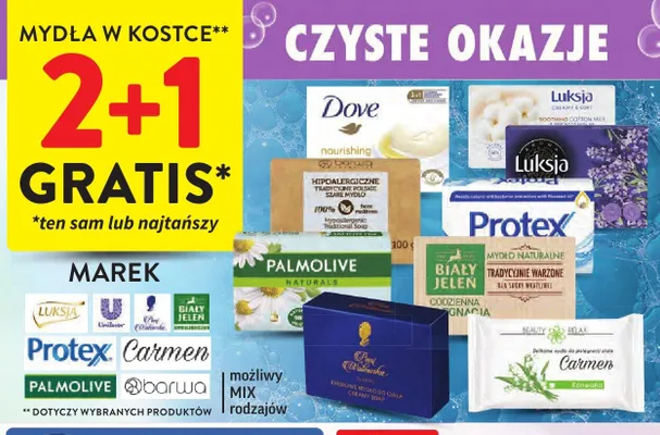 Mydło w kostce promocja w Intermarche