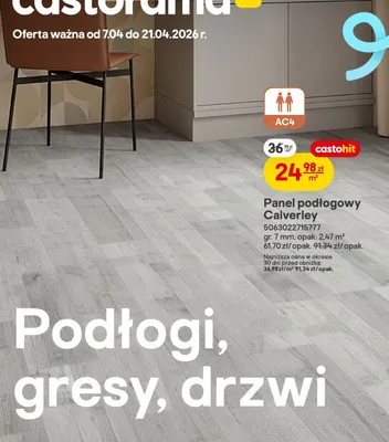 Panel podłogowy Calverley promocja w Castorama