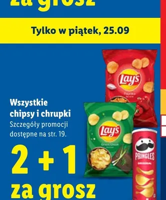 Chipsy Lay's Paprika promocja w Lidl