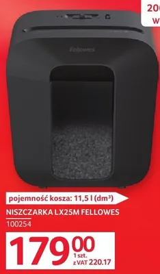 Niszczarka LX25M Fellowes promocja w Selgros