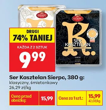 Ser Kasztelan klasyczny promocja w Biedronka