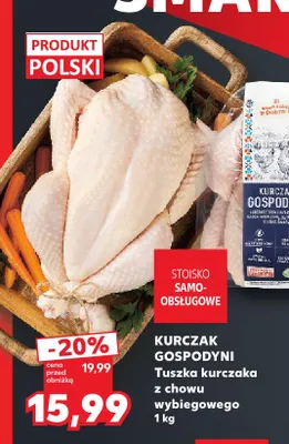 Kurczak Gospodyni Tuszka kurczaka z chowu wybiegowego promocja w Kaufland