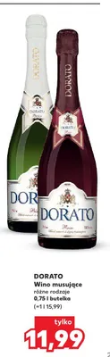 Wino musujące Dorato promocja w Kaufland