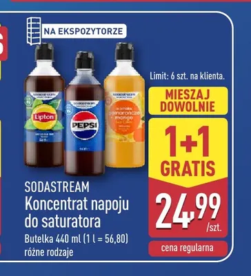 Koncentrat napoju do saturatora Pepsi SodaStream promocja w Aldi