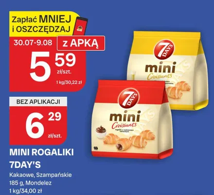 Mini rogaliki 7Days kakaowe promocja w Chorten