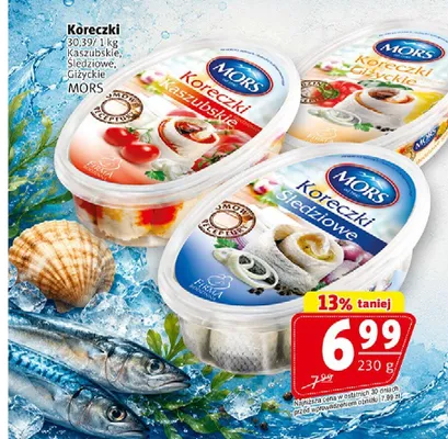 Koreczki śledziowe Kaszubskie Mors promocja w Prim Market