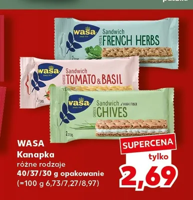 Kanapka Chives Wasa promocja w Kaufland