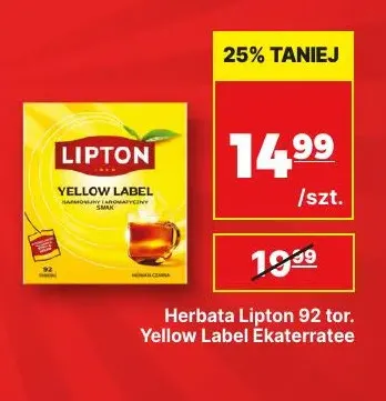 Herbata Lipton Yellow Label promocja w API Market