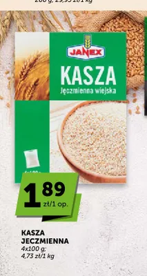 Kasza jęczmienna wiejska Janex 4-pak promocja w Groszek