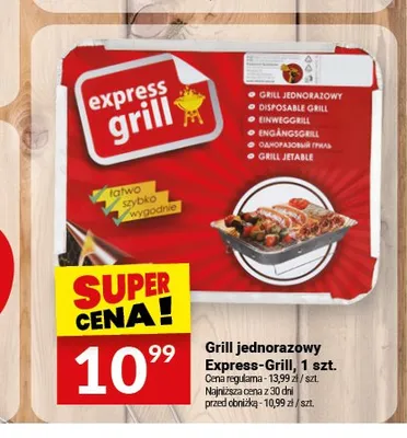 Grill jednorazowy Express-Grill promocja w Twój Market