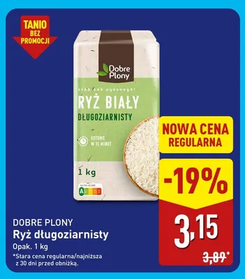 Ryż długoziarnisty Dobre Plony promocja w Aldi