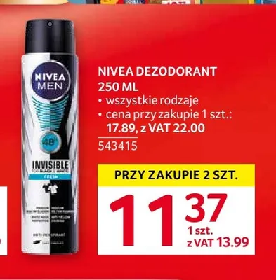 Dezodorant Nivea promocja w Selgros