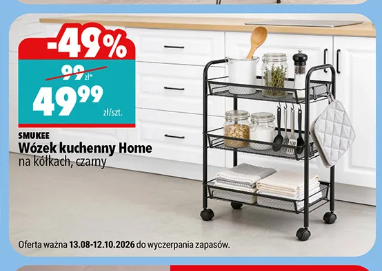 Wózek kuchenny Home Smukee promocja w Biedronka