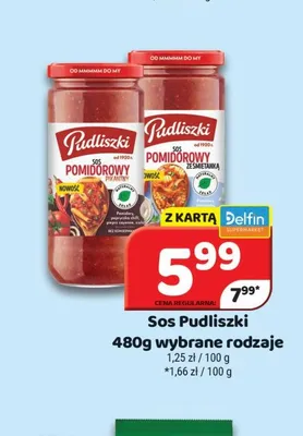 Sos Pudliszki promocja w Delfin
