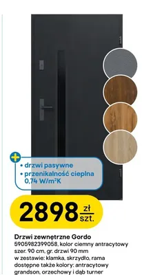 Drzwi zewnętrzne Gordo Ok Doors promocja w Castorama