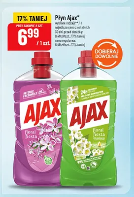 Płyn Ajax promocja w POLOmarket