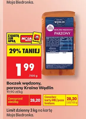 Boczek parzony Polskie wędliny promocja w Biedronka
