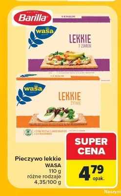 Pieczywo lekkie Wasa Lekkie 7 Ziaren promocja w Carrefour