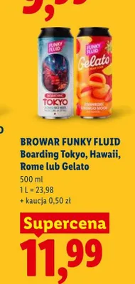 Piwo Browar Funky Fluid Hawaii promocja w Lidl