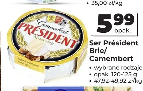Ser Président Brie promocja w Odido