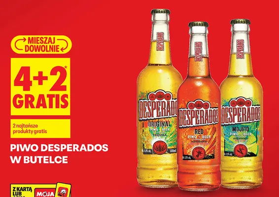 Piwo Desperados Mojito w butelce promocja w Biedronka