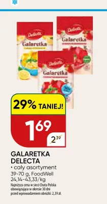 Galaretka Delecta promocja w Chata Polska
