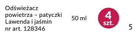Odświeżacz powietrza - patyczki Lawenda i jaśmin promocja w Makro