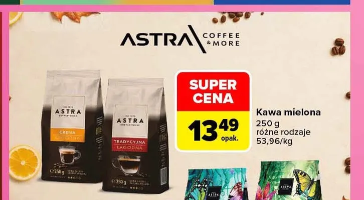 Kawa mielona Astra promocja w Carrefour