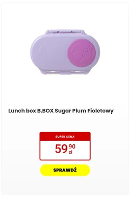 Lunch box B.BOX Sugar Plum Fioletowy promocja w Media Expert