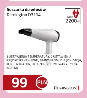 Suszarka do włosów Remington D3194 promocja w kakto.pl