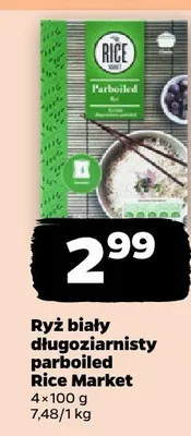 Ryż biały długoziarnisty parboiled promocja w Netto