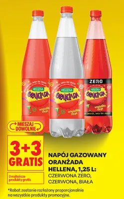 Napój gazowany Oranżada czerwona promocja w Biedronka