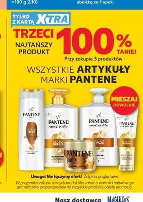 Kosmetyki do pielęgnacji włosów Pantene promocja w Kaufland