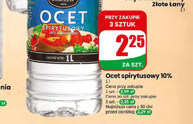 Ocet spirytusowy 10% Parczew promocja w Dino
