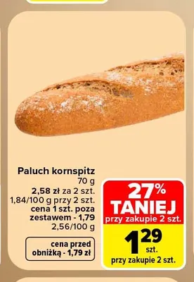 Paluch kornspitz promocja w Carrefour