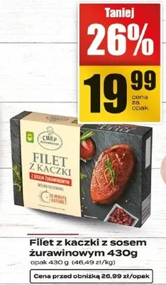 Filet z kaczki z sosem żurawinowym 430g promocja w Supeco