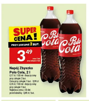 Napój Zbyszko Polo Cola promocja w Twój Market