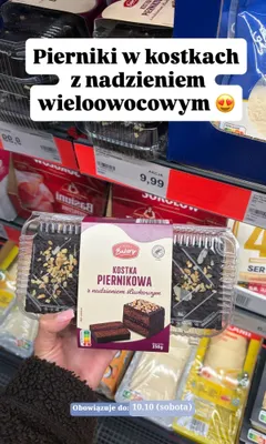 Kostka piernikowa Finest Bakery z nadzieniem śliwkowym promocja w Aldi