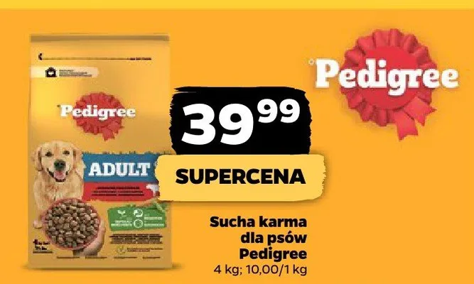 Sucha karma dla psów promocja w Netto