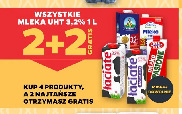 Mleko UHT Pasione 3,2% promocja w Netto