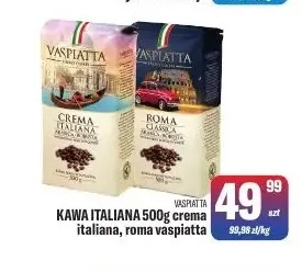 Kawa ziarnista Italiana Roma Vaspiatta promocja w Tomi Markt