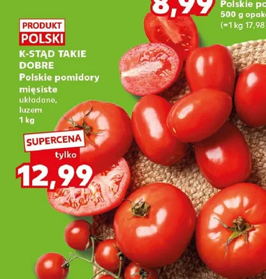Pomidory mięsiste K-Stąd Takie Dobre polskie promocja w Kaufland
