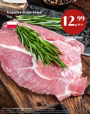 Łopatka wieprzowa promocja w Market Point