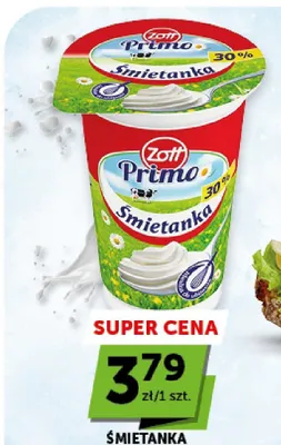 Śmietanka Zott Primo 30% promocja w Euro Sklep