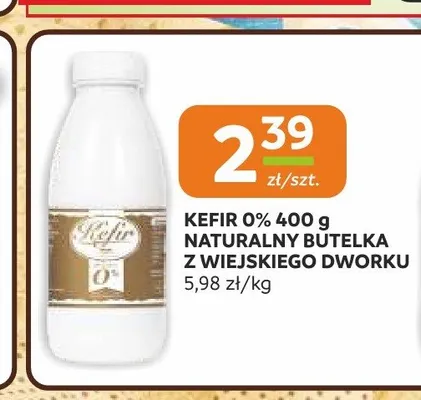 Kefir 0% Z Wiejskiego Dworku promocja w Społem Częstochowa