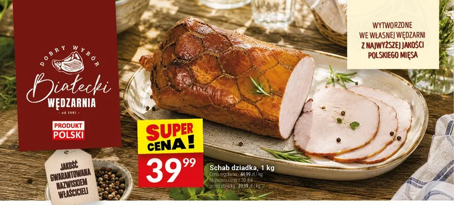 Schab dziadka Białecki Wędzarnia promocja w Twój Market