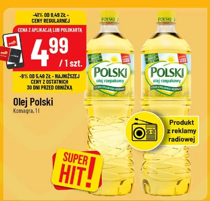 Olej rzepakowy promocja w POLOmarket