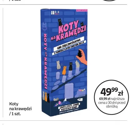 Gra zręcznościowa Koty na krawędzi Gift Republic promocja w Empik