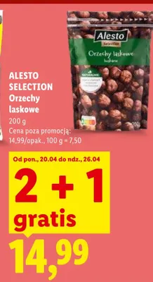 Orzechy laskowe promocja w Lidl